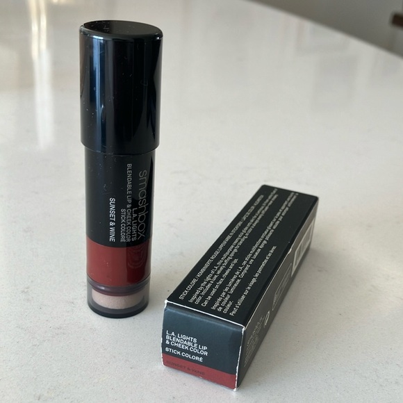 Smashbox L.A. LIGHTS Blendable Lip & Cheek Color Stick (in Sunset & Wine)
